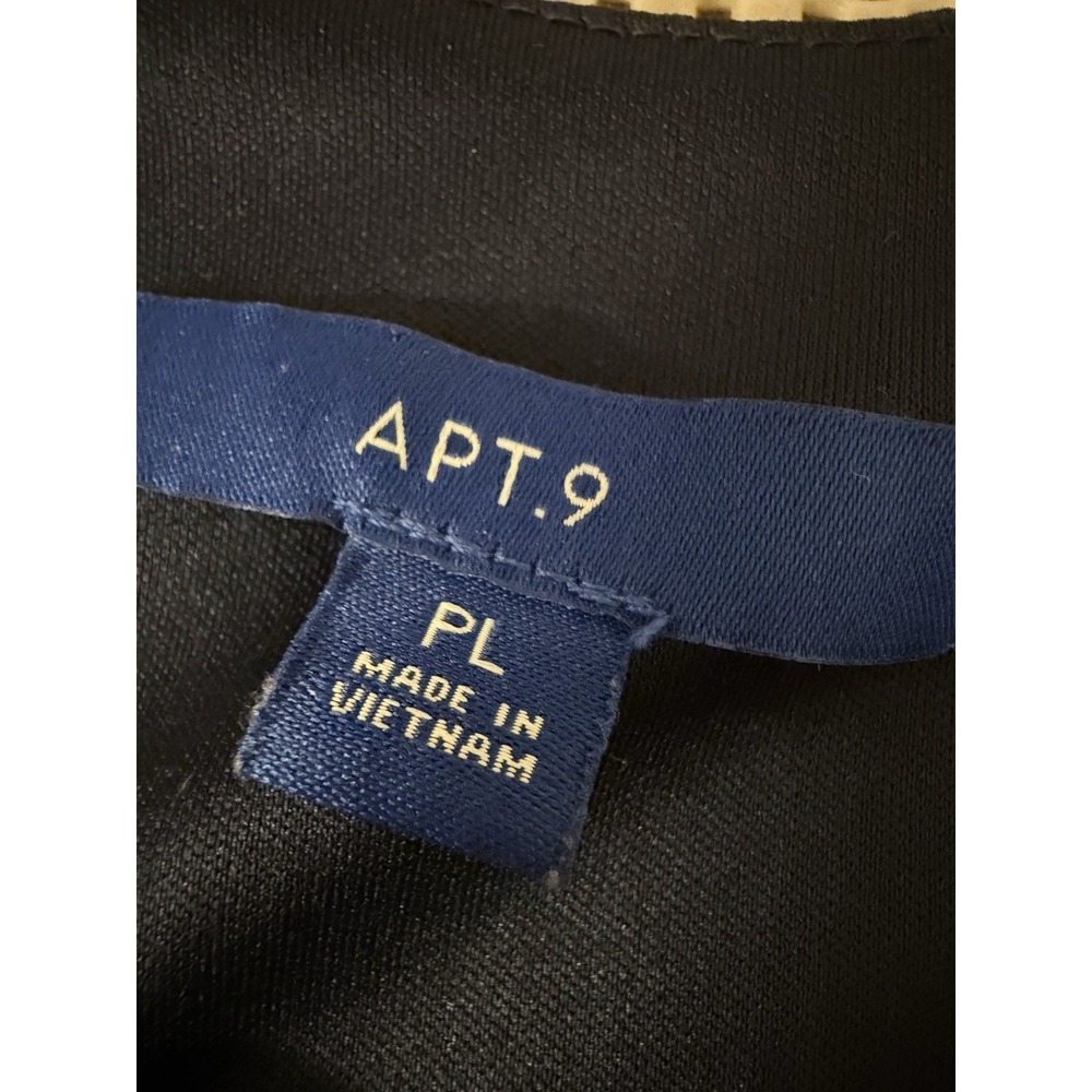 Apt 9 Midi Dress Petite Large Fit Flare‎ Flowy Career Office Sleeveless Chiffon - Picture 10 of 12